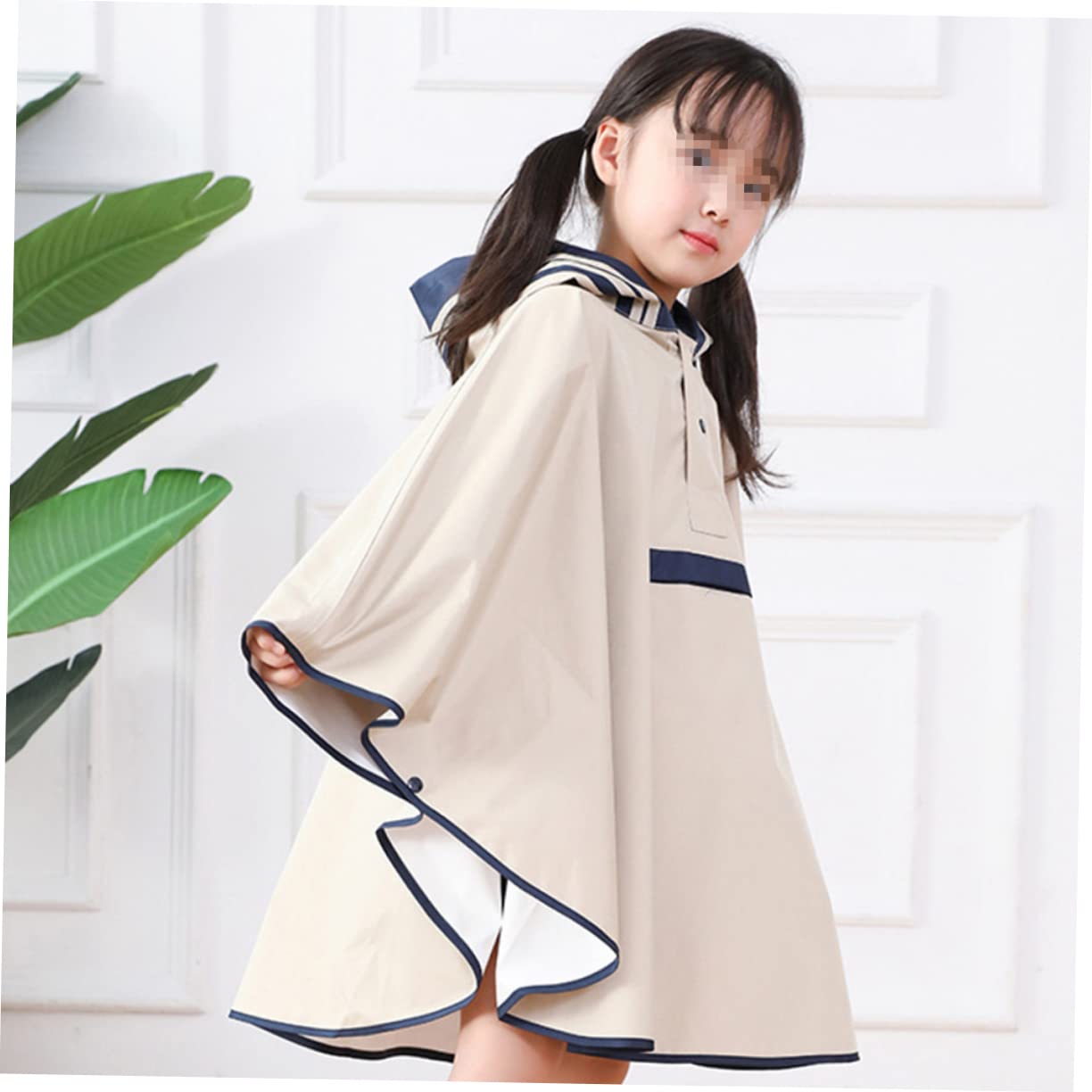 abbigliamento da pioggia per ragazze giacche piovere mantello cappotti adolescenti poncho antipioggia con cappuccio indumenti impermeabili per impermeabile per