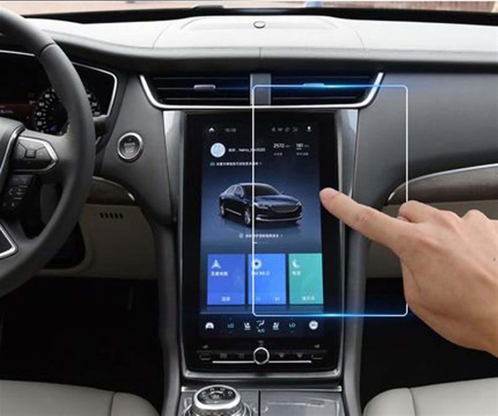 Film de navigation GPS Ford Mondeo protection écran LCD verre trempé pour trajets