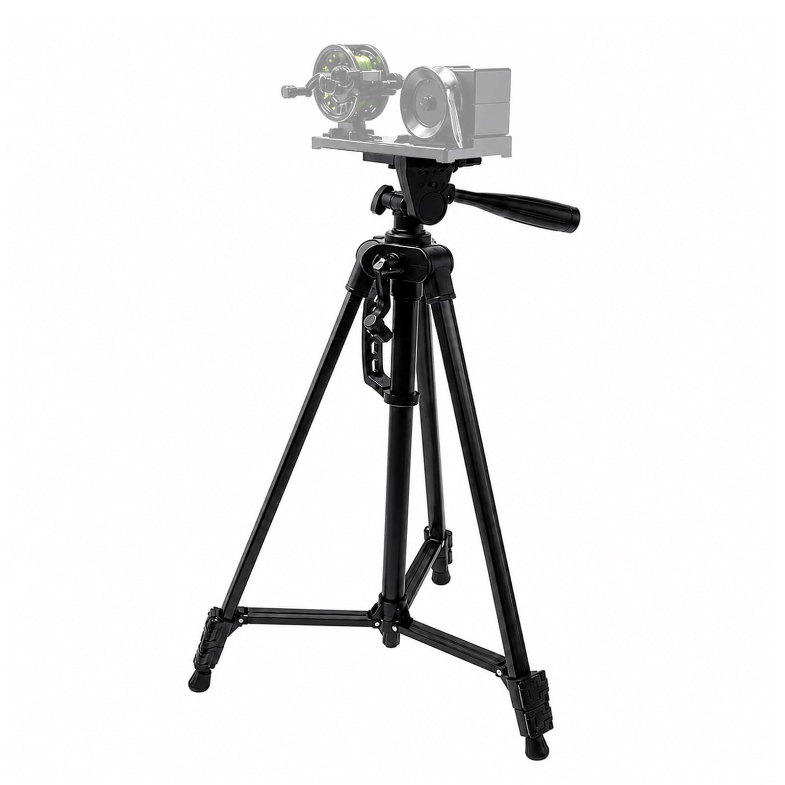 Aredwhiterui Dedicated Tripod for Tethered Speed Meter, Aluminum Speed Measurement Stand with 3-Way Pan Head & Level, 50-140cm Height, For Sprint Cycling Sports Training, Tripod Only