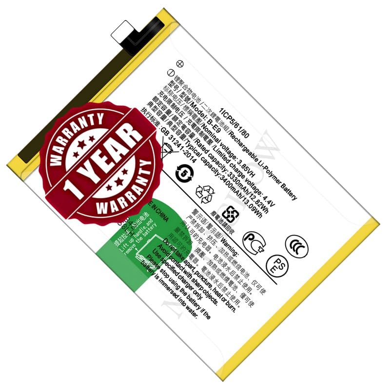 Image of Original B-E9 Battery Compatible for Vivo X23 (V1809A, V1816A, V1809T, V1816T) - (3400mAh) - 1 Year Warranty JK1