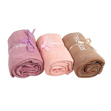 Microfiber Bath Towel for Men Women Soft High Water Absorbent 400 GSM (Set of 3, Assorted Colours)