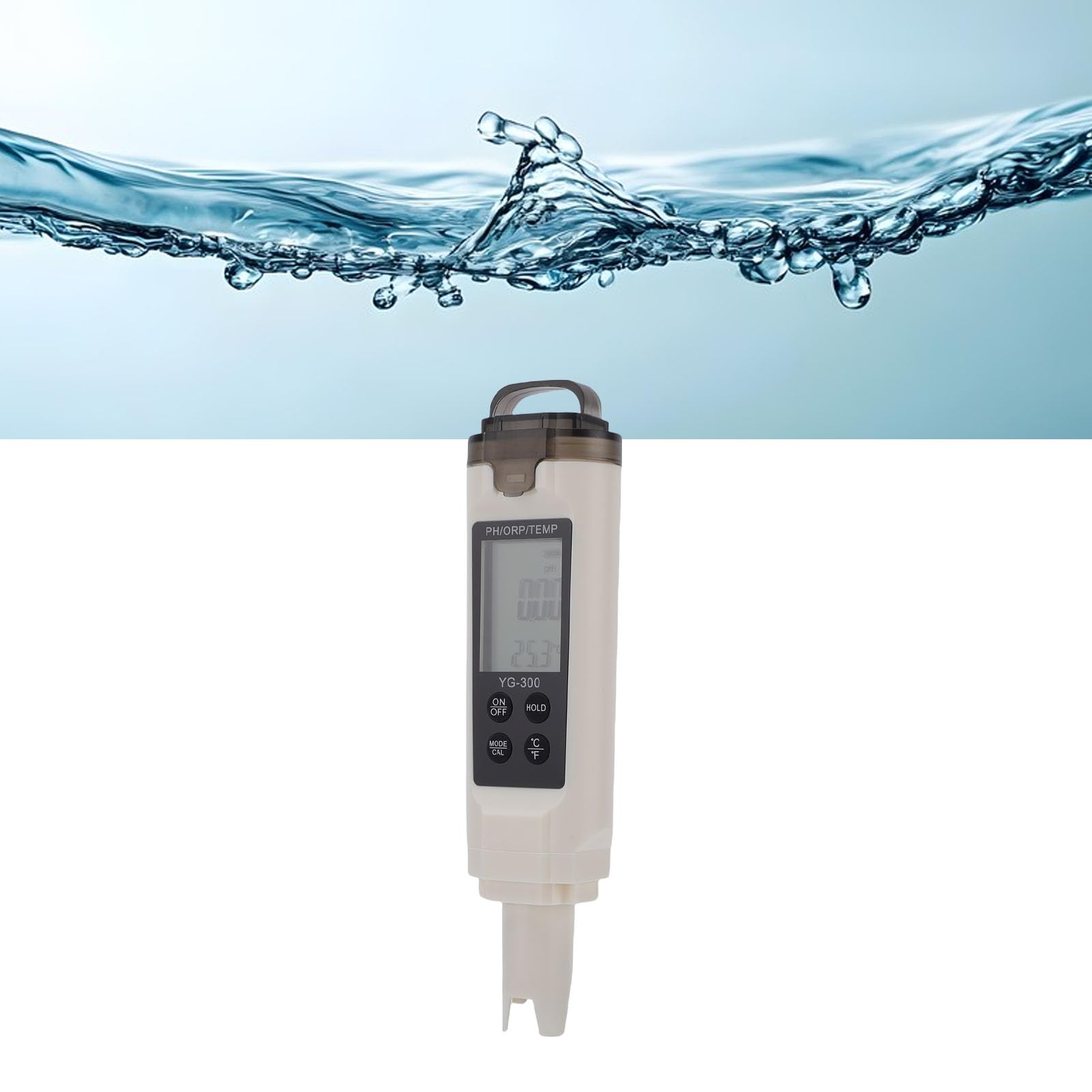 Medidor de temperatura PH ORP prueba profesional 3 en 1 probador de agua Digital portátil con pantalla LCD para piscinas granjas laboratorios de investigación