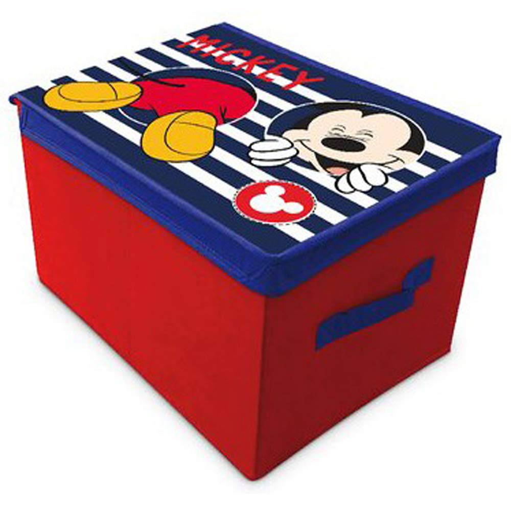 Suncity Mickey Folding Toy Storage Box 40 x 30 x 25 cm, Assorted 40 x 30 x 25 cm