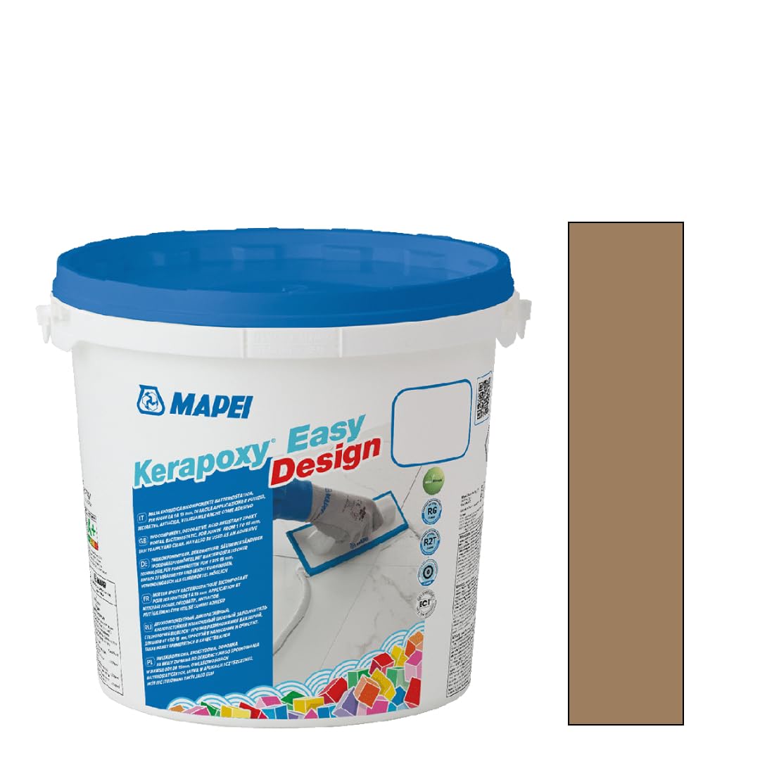 MAPEI Kerapoxy Easy Design 135 GOLD - Stucco epossidico a due componenti decorativo, resistente agli acidi, 3 kg