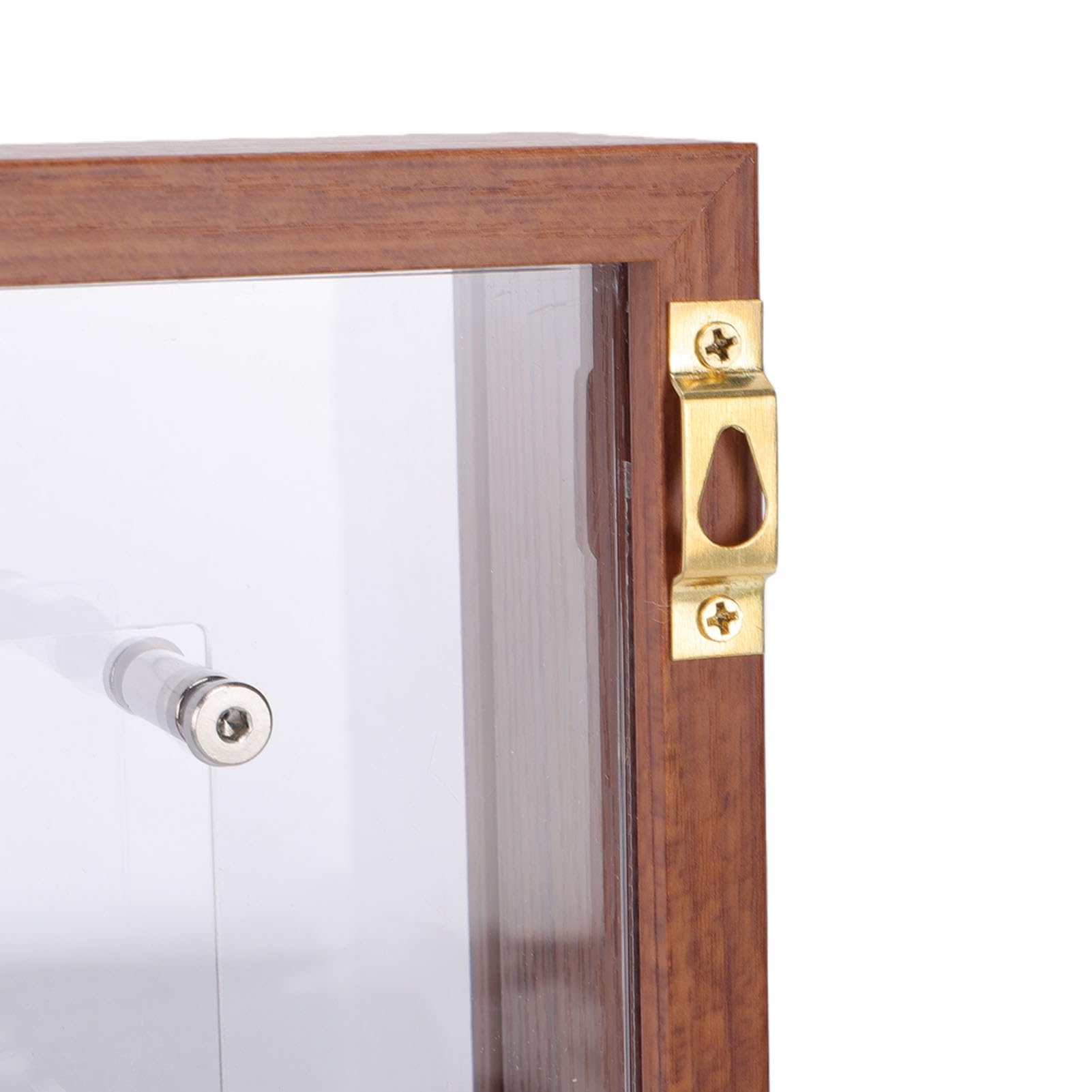 Generic Cornice per Foto Musicale retrò Lettore CD Elegante Lettore Musicale Bluetooth in Acrilico Trasparente per Decorazioni Domestiche 225x60x308mm