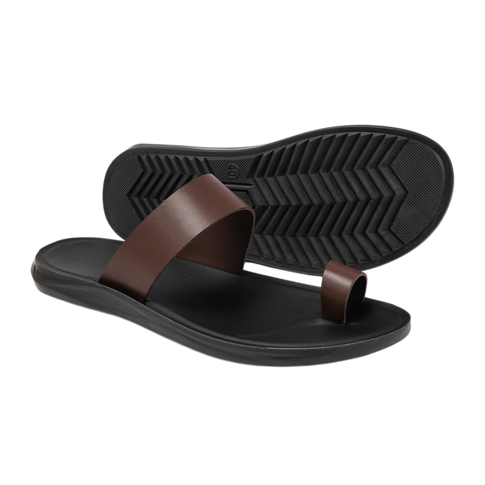 Zapatillas de casa Verano Los Hombres, Sandalias Playa Casuales, Deslizamiento Cómodo En Diapositivas Para Paseos Ocio, Viajes Y Uso Al Aire Libre