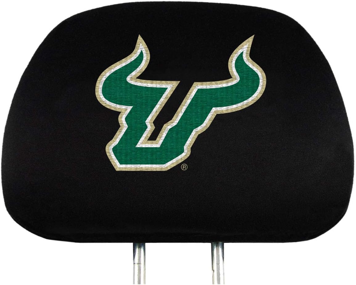 University of South Florida Head Rest Cover Set