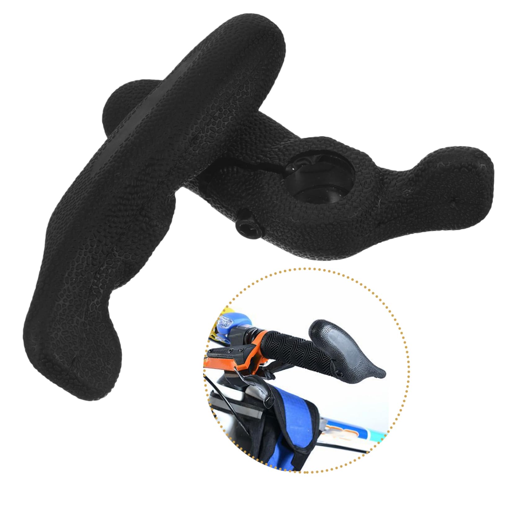 Poignées de Vélo pour Guidon de Montagne de Confortable Antidérapant Accessoires de Cyclisme pour Conduite Sécurisée