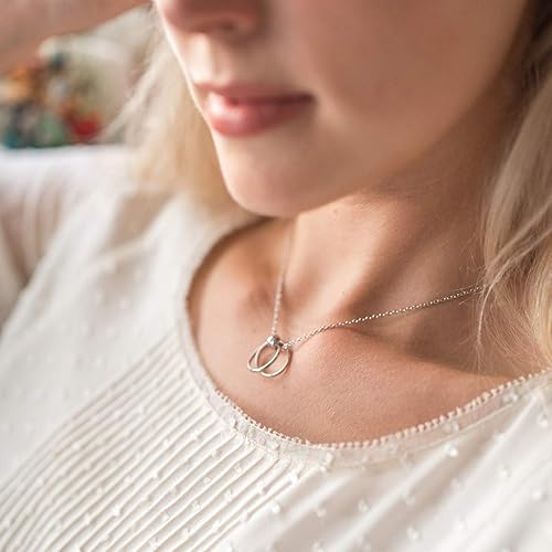 Miniatura 5 de Dear Ava Collar de regalo para mujeres y niñas, colgante de joyería moderna ajustable, idea de regalo de amor para ella con tarjeta sincera, regalos