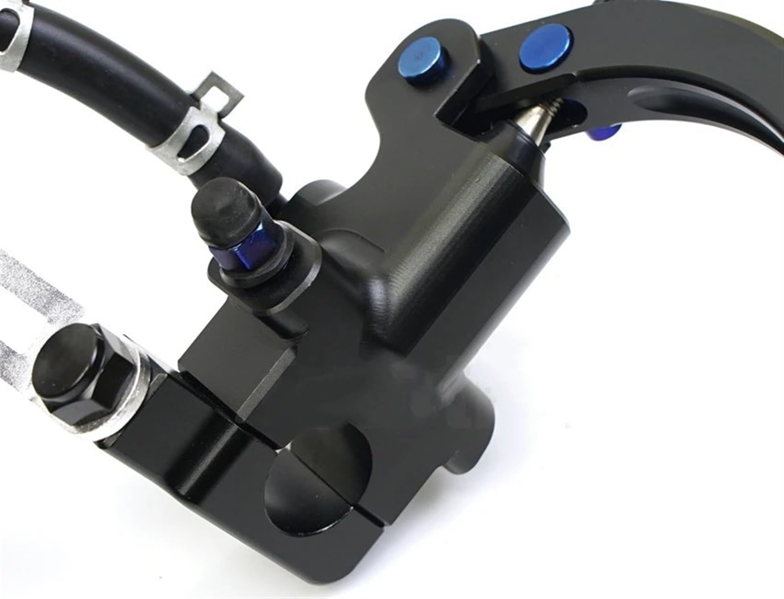 Frizione idraulica universale della pompa freno a leva 22mm con montaggio radiale 17.5RCS Moto Leve Freno(Black Right Brake)