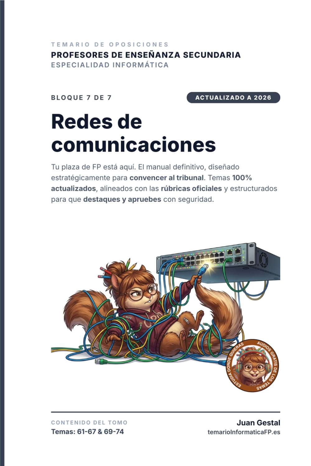 Bloque 7: Redes de comunicaciones: Temario Oposiciones Informática FP y Secundaria (PES) | temarioinformaticafp.es (temarioinformaticafp.es - Temario ... Secundaria y FP (PES): Asegura tu plaza)