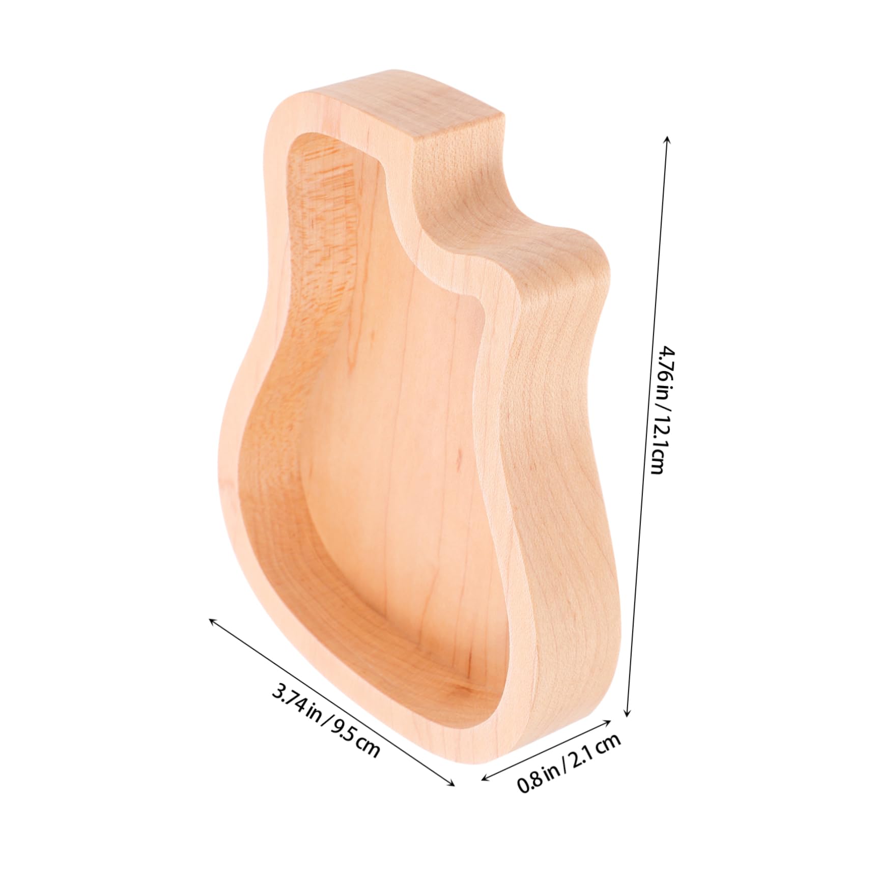 3Er-Box Aufbewahrungskoffer für Gitarren Ringhalter Schlag für Gitarrenplektrum Bass Daumenstütze Schmuckhalter Ukulele Zubehör Spielzeugzimmer wählen Container Hölzern