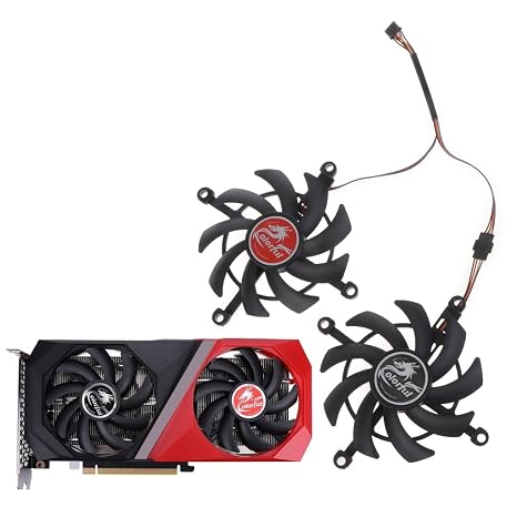 Colorful GeForce RTX 3060 Ti RTX3060 NB DUO 75mm Cooler Fan Replacement