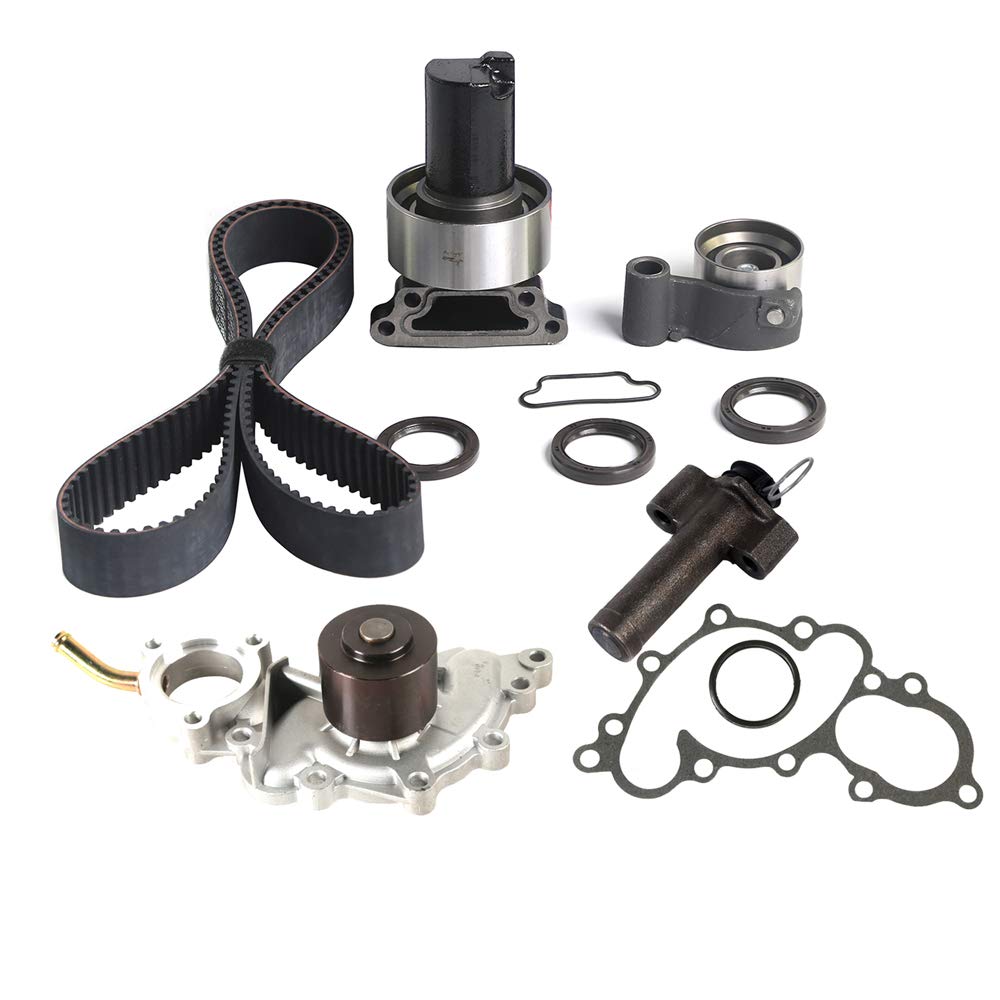 MPLUS Timing Belt Kit W/Water Pump & Hydraulic Tensioner Compatible with 1993-1995 for Toyota Pickup, 1993-1995 for Toyota 4Runner, 1993-1995 for