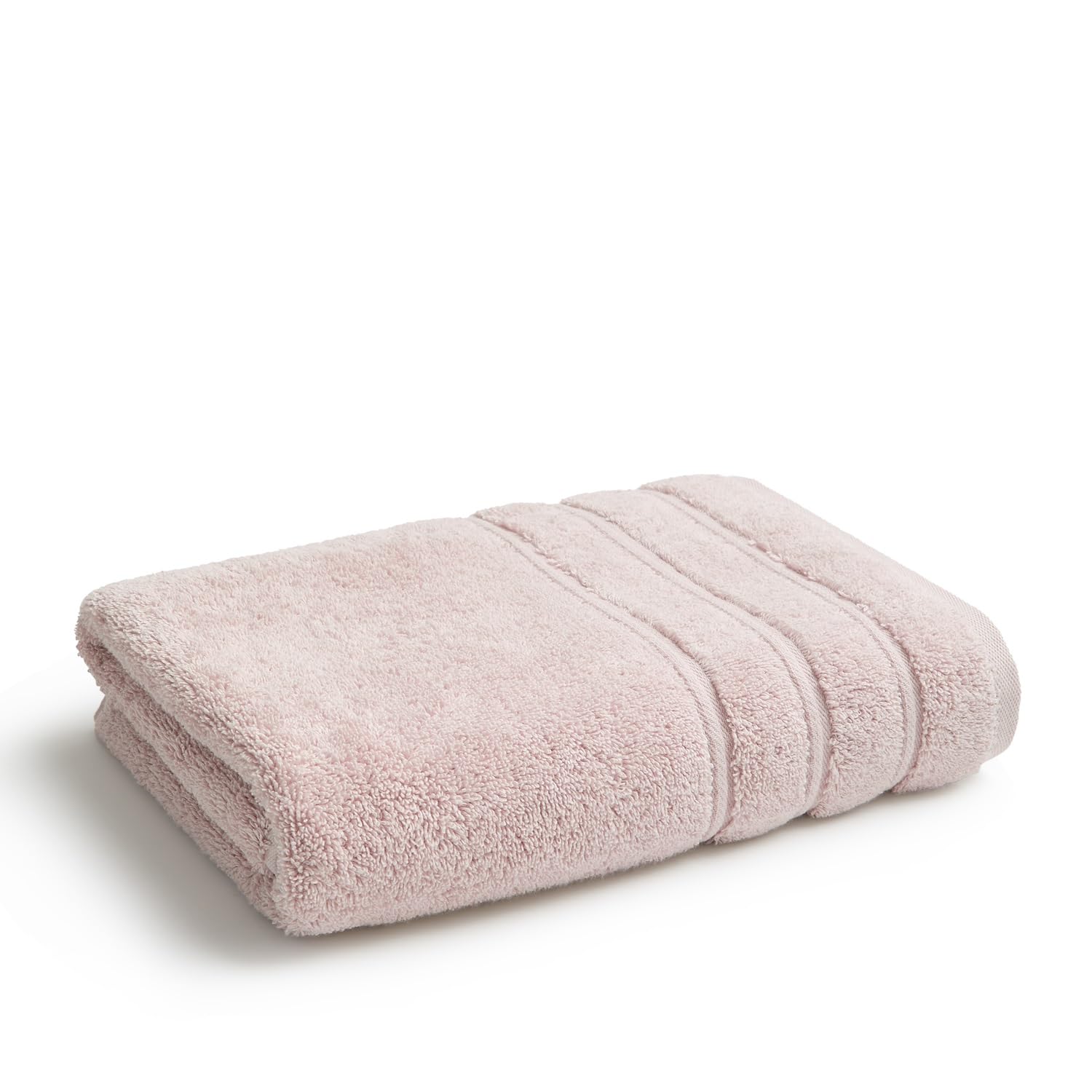 CHRISTY 'Antalya' 100% Turkish Cotton 4 Piece Luxury Bath Towel Set in Pale Pink