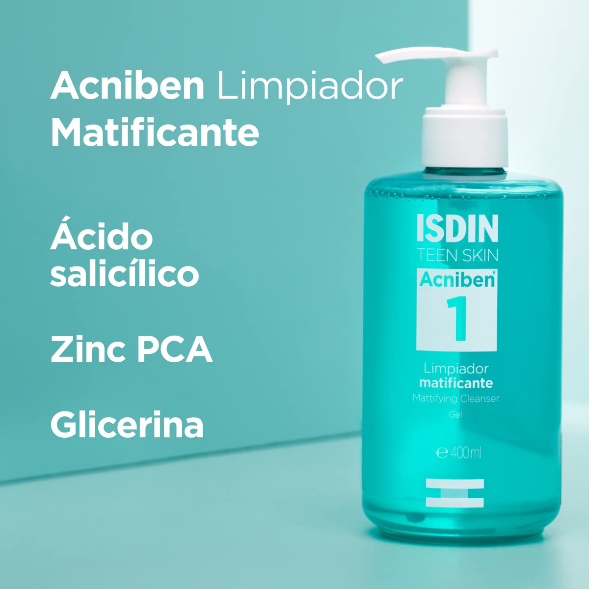 ISDIN ACNIBEN Pack Rutina Corporal Gel Limpiador Matificante y Acniben Body. Prevención del acné. Cuidado Corporal de las Pieles Grasas o con Tendencia Acneica