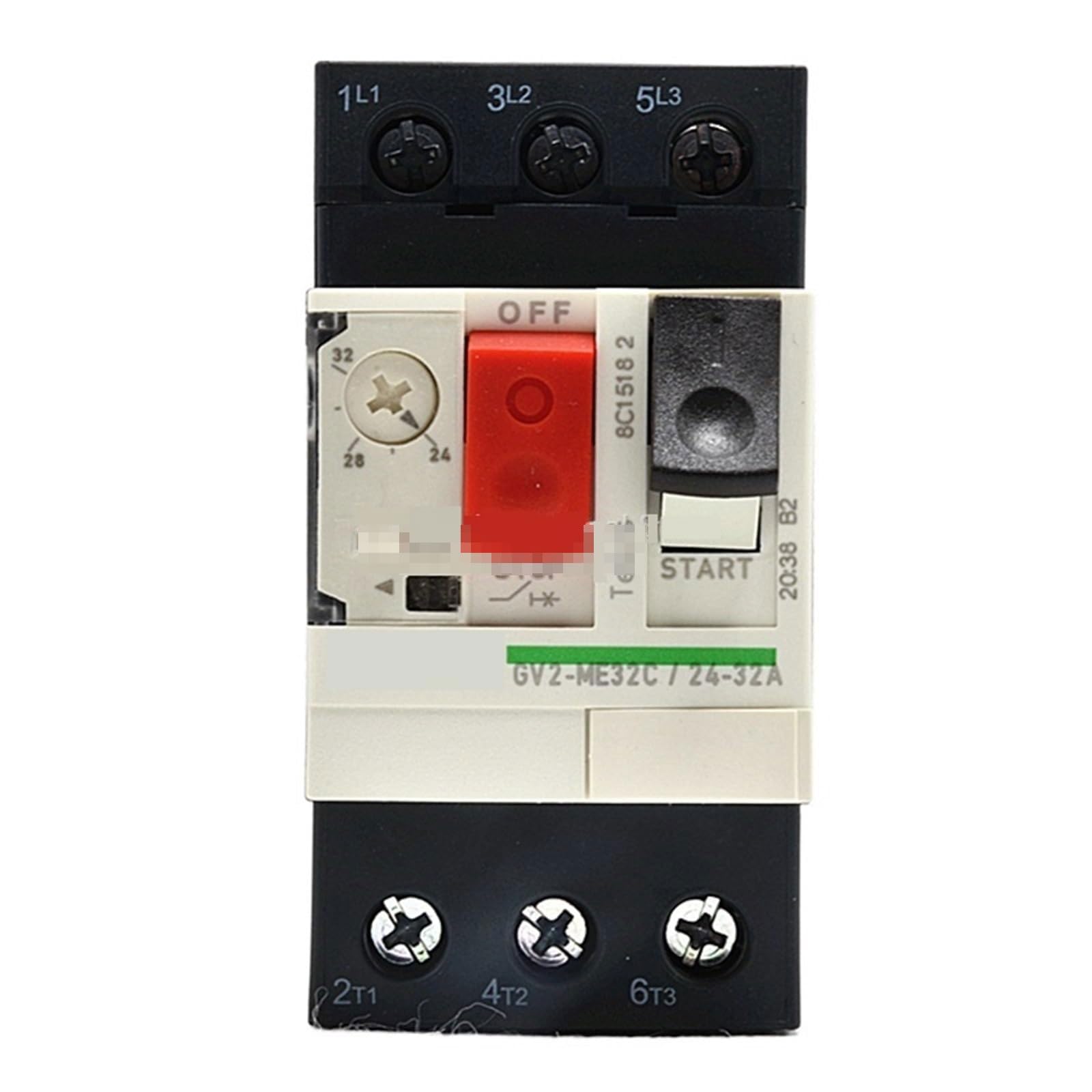 Disjoncteur Moteur GV2-ME32C 24-32A disjoncteur magnétothermique tripolaire pour compresseur