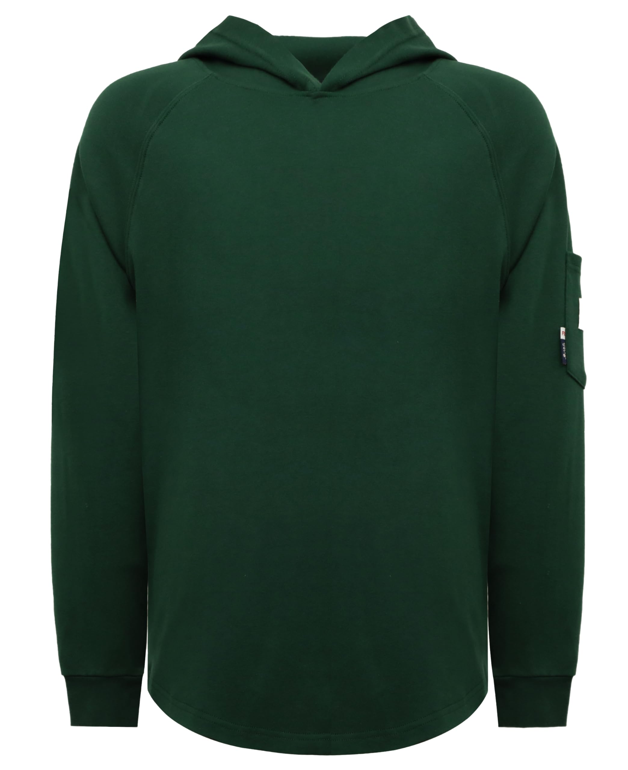 BOCOMAL FR Hooded T Shirts 7.1oz Flame Resistant FR Shirt NFPA2112 CAT2 Fire Retardant Work Hoodies