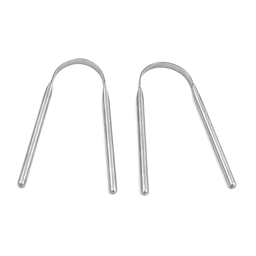 DDP Limpiador de lenguas, acero inoxidable (2 unidades)