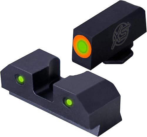 XS SIGHTS Miras nocturnas de tritio de 3 puntos, se adapta a pistolas Glock Gen 1  5 +MOS, iluminación dual disponible en Yaxa Colombia