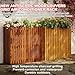 Air Conditioner Fence Wooden Flower Stand Outdoor Display Stand Plant Flower Pot Privacy Fence Screen Kit Breathable & All Seasons for Garden Patio Lawn Trash Can Enclosure. ( Color : White , Size : 1