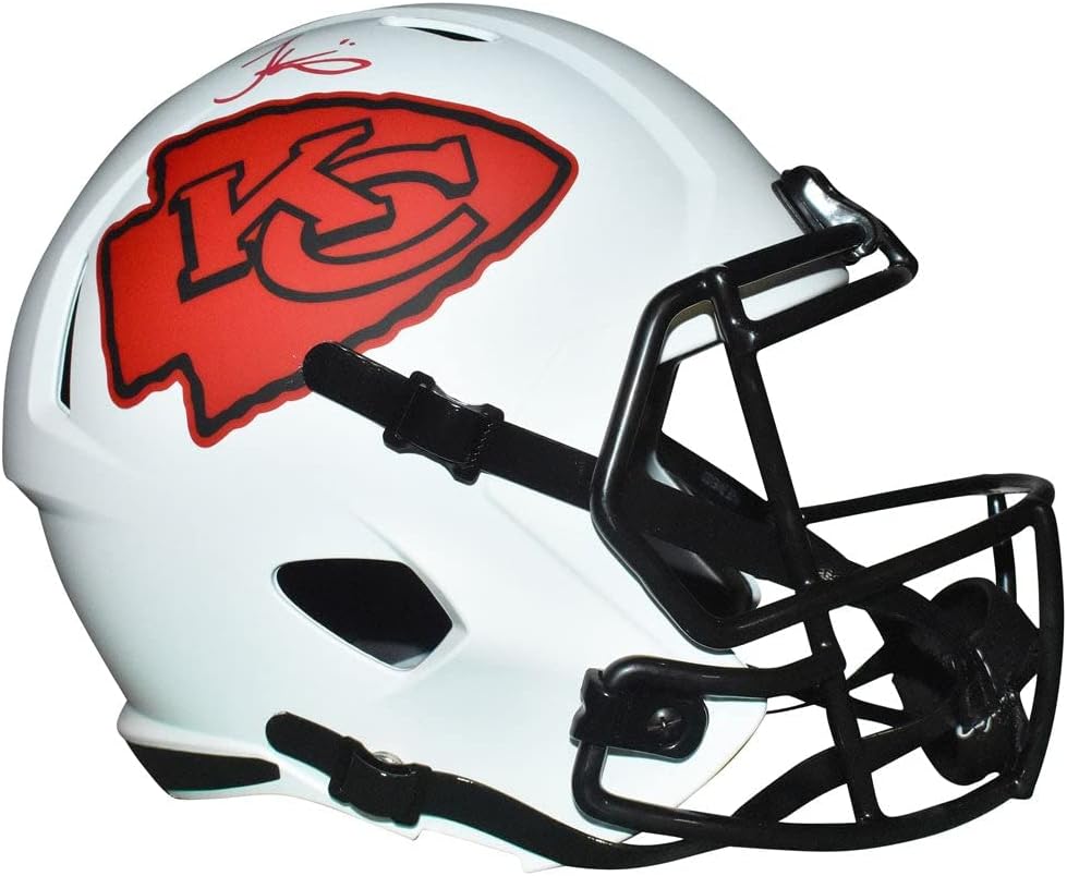 Tyreek Hill Autographed Kansas City Chiefs Full-Size Lunar Replica Helmet - Hand Signed & Beckett Authenticated : Collectibles & Fine Art