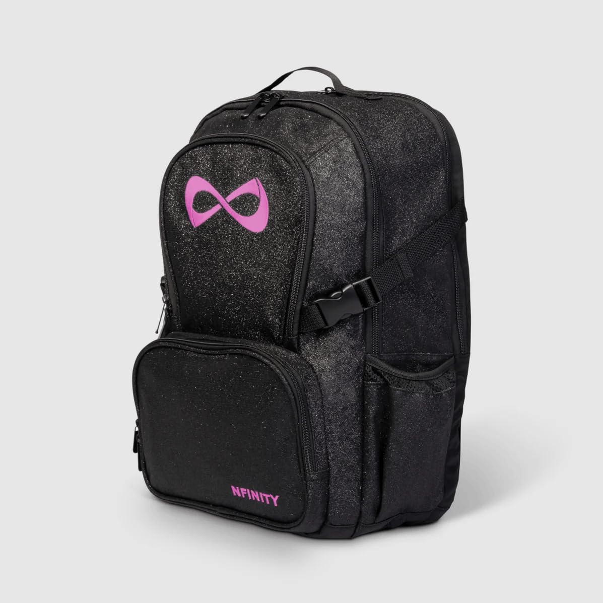 Nfinity Sparkle Backpack for Cheerleaders – Glitter Finish, Lightweight and Durable, with Ample Storage and Adjustable Straps - Image 2