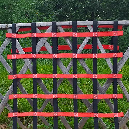 Niestandardowa siatka wspinaczkowa dla dzieci, 4,5 x 4,5 m, domek na drzewie i plac zabaw, siatka linowa do ścian wspinaczkowych, zestawy huśtawek, bezpieczna drabina parciana do zabawy na świeżym