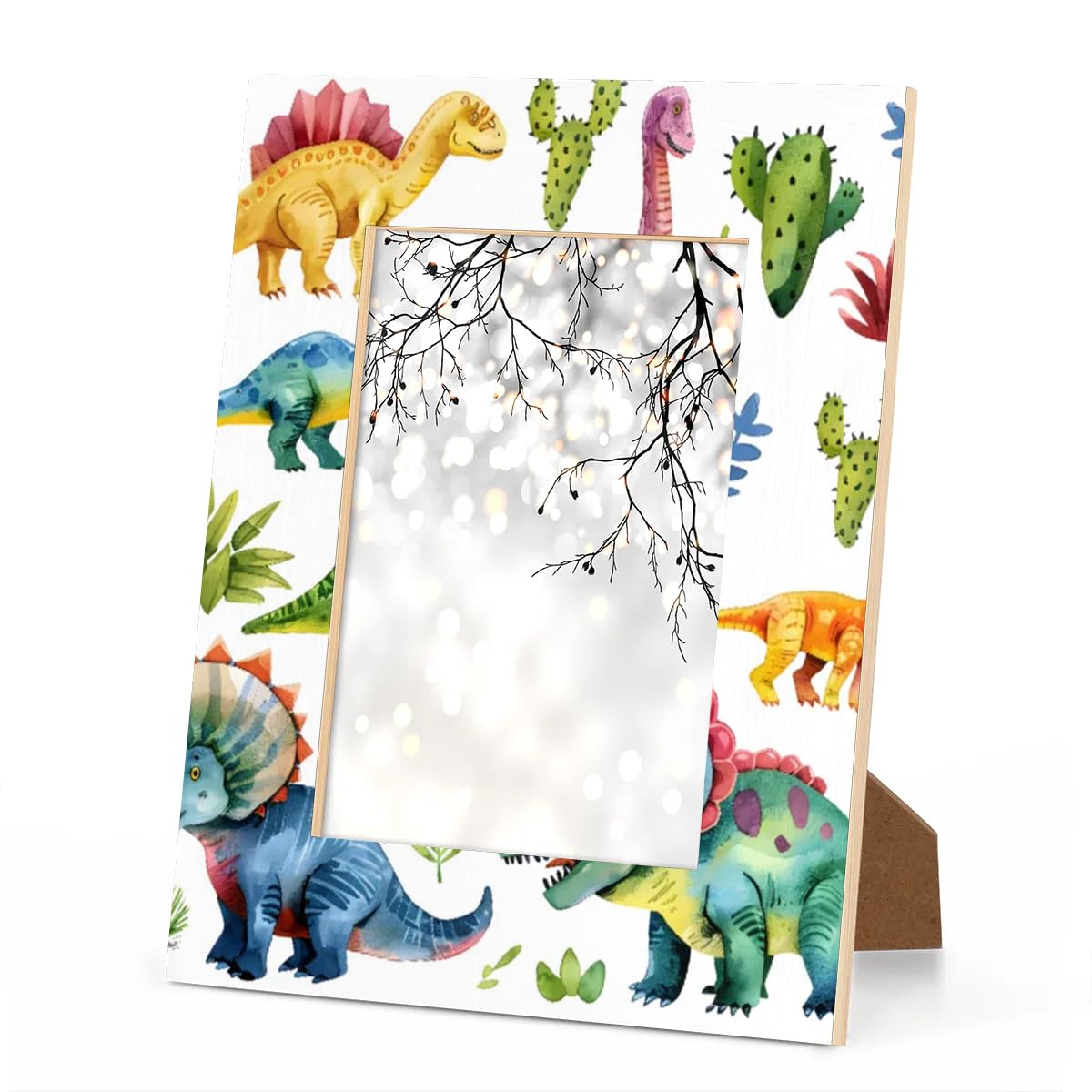 Amazon.com - Cholyzma Colorful Dinosaur Picture Frame 5x7