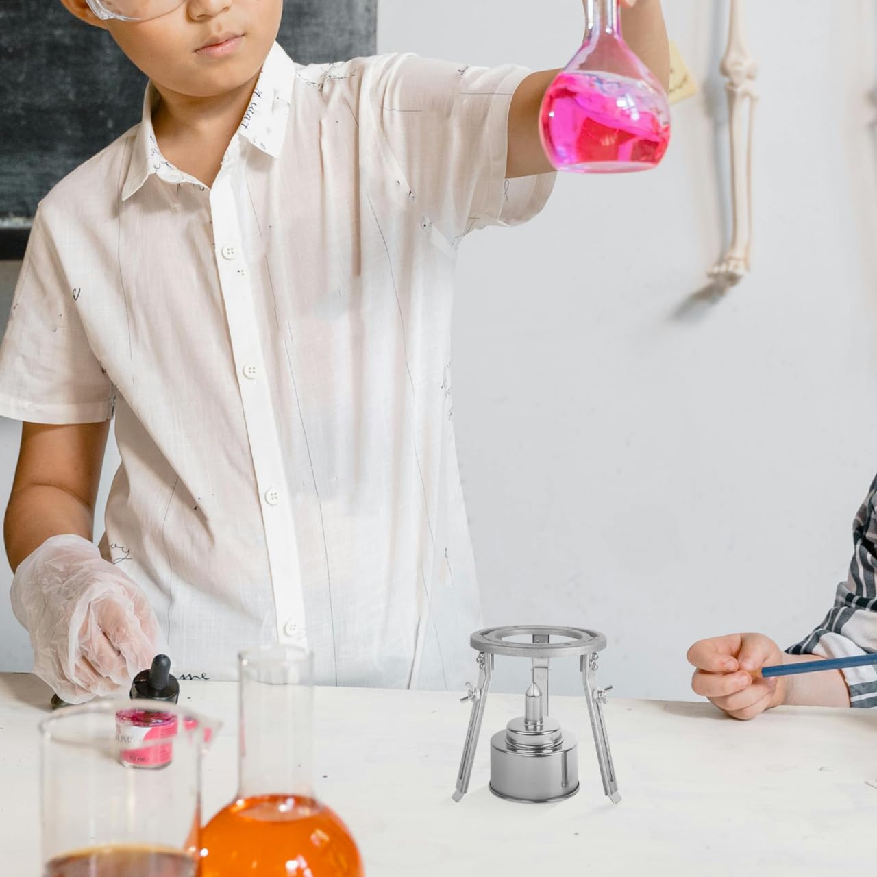 ABOOFAN Trípode De Laboratorio Ajustable Soporte Para Lámpara De Alcohol