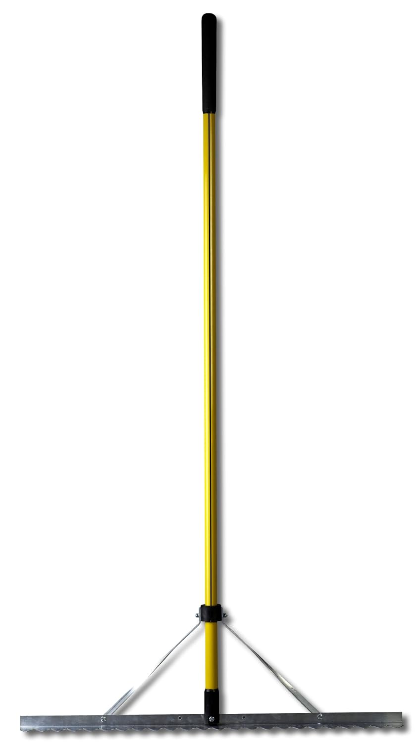 Nupla ALK-36-72 Heavy Duty Asphault Lute with Aluminum Blade and Butt Grip, 72" Classic Handle