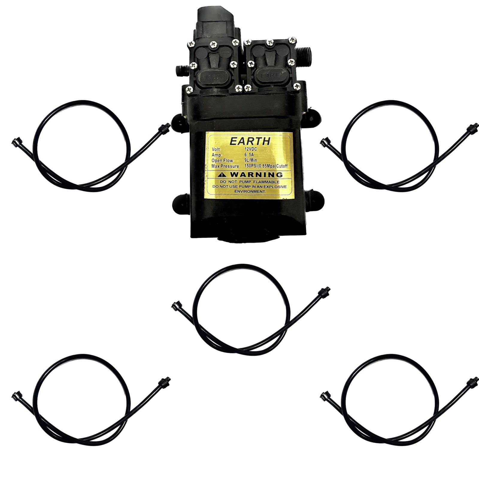 Garden Basket Hubb Battery Sprayer Double Motor Pump 12V DC with 1.25 Meter 5 Pipes | Water Sprayer Pump for for Agriculture and Gardening (Combo Pack) (B0C1GPPLSB) Amazon Price History, Amazon Price Tracker