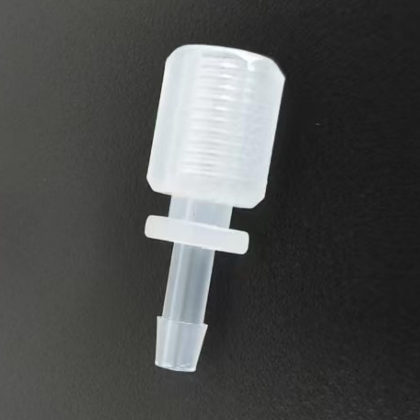 1/4-28UNF macho roscado a accesorios de púas – Conector de manguera de PP duradero for laboratorio, paquete de 25(3.2mm 1/8inch Female Thread)