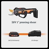 Vista 10 de Worx Tijera de Podar/Podadora WORX NITRO 20V WG330 - (Batería y Cargador Incluidos)