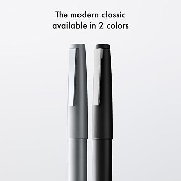 Lamy 2000 black - elegant Fountain Pen in robust fibreglass barrel - 14 ct. gold nib, partially platinum-plated - nib size M