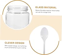 Vista 3 de Botella de condimento y cuchara estilo tarro de especias para barbacoa, botella de aceite, soporte para condimentos, botellas de condimentos