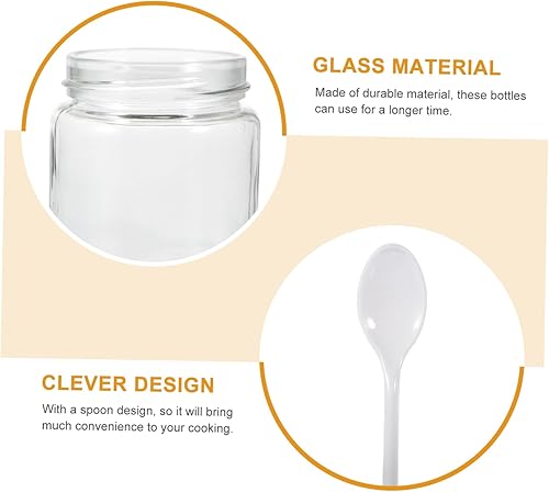 Miniatura 3 de Botella de condimento y cuchara estilo tarro de especias para barbacoa, botella de aceite, soporte para condimentos, botellas de condimentos,