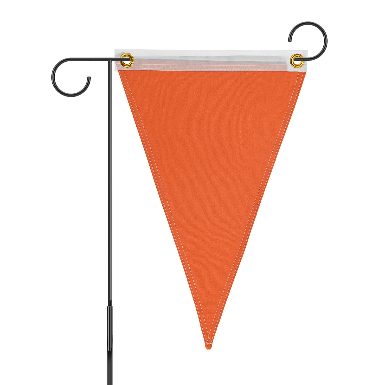 M METERXITY 1-Pack Garden Flag Solid Color Blank Flag 18x12in Orange