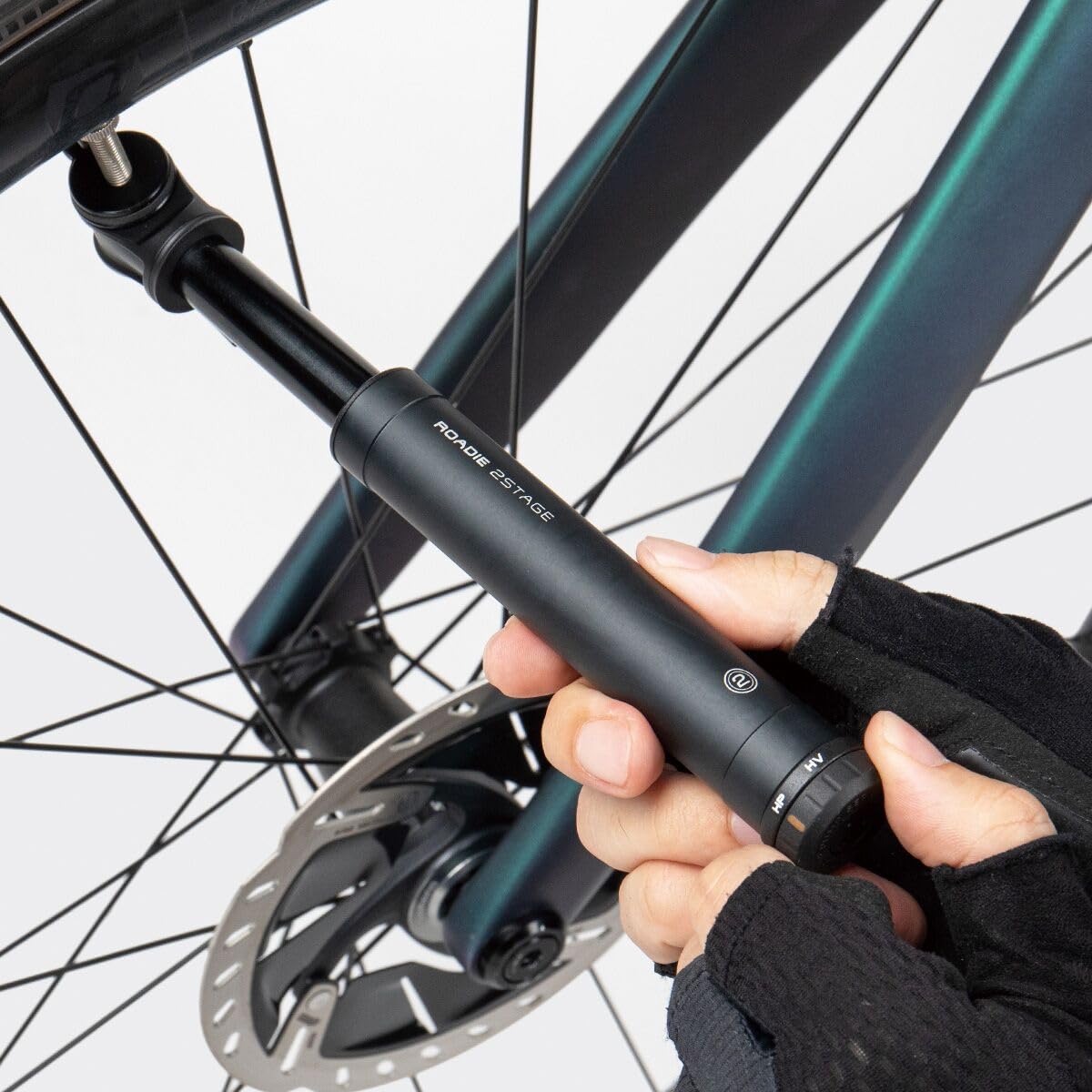 Topeak Pompa per bici a 2 stadi, ghiaia o bici da strada