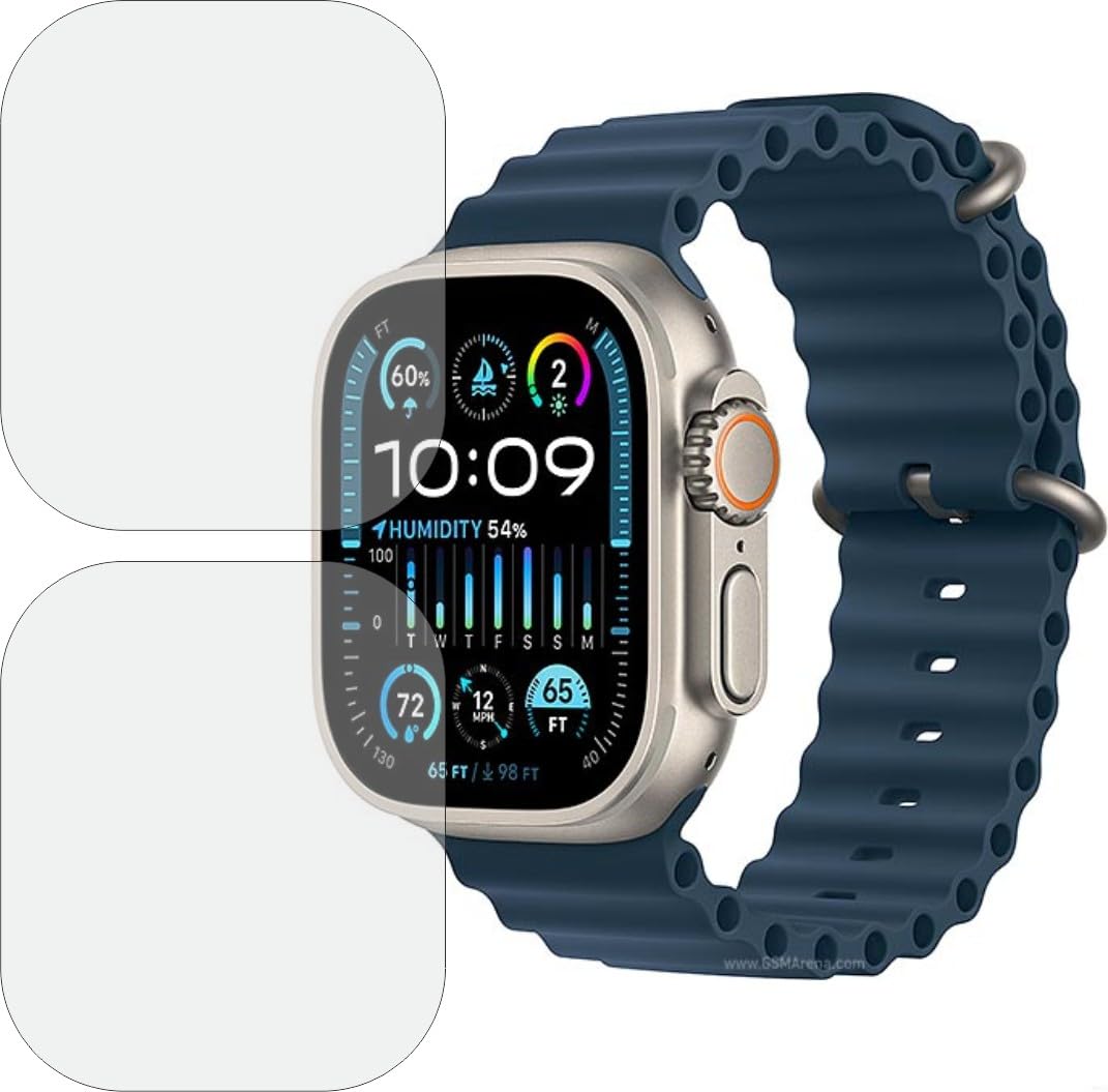 TELTREK Screen Guard for Apple Watch Ultra 2 Smartwatch Screenguard, Edge to Edge TPU Fiber Film not Tempered Glass Screen Protector for Apple Watch Ultra 2 (Pack of 2) (B0CN1SFT75) Amazon Price History, Amazon Price Tracker