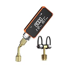 Medidor de Vacío Digital Inalámbrico Elitech VGW-Mini con Adaptador, Medidor de Presión Recargable, 0-19000 Micron, Alarmas vía APP, Grabación Offline, Compensación de Temperatura, 1/4" SAE