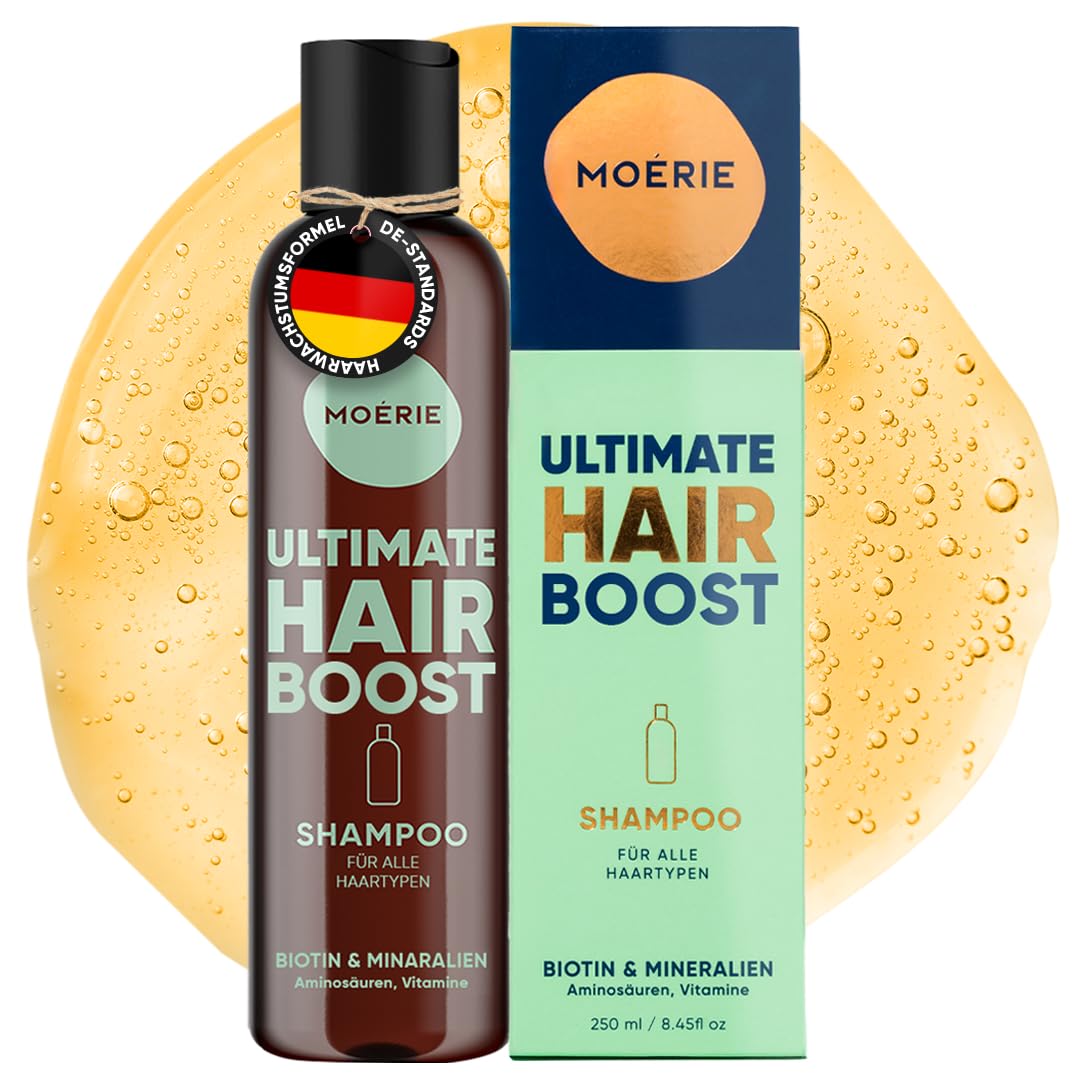 Haarwachstum Shampoo gegen Haarausfall – Biotin und Koffein Haarwuchs Shampoo für Frauen und Männer – haarwachstum beschleunigen, reduziert Haarverlust