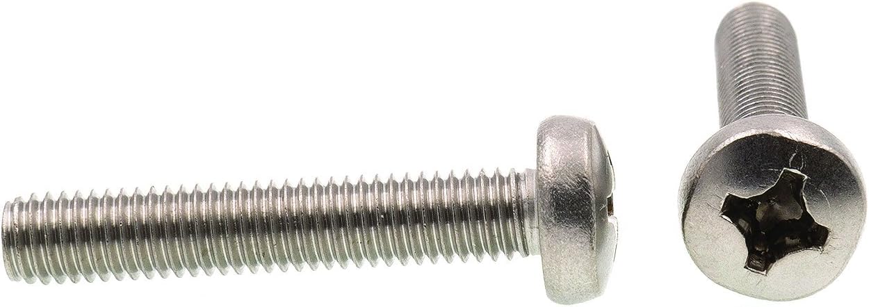 Prime-Line 9131834 Machine Screws, Metric, Pan Head, Phillips Drive, M8-1.25 X 45MM (10 Pack)