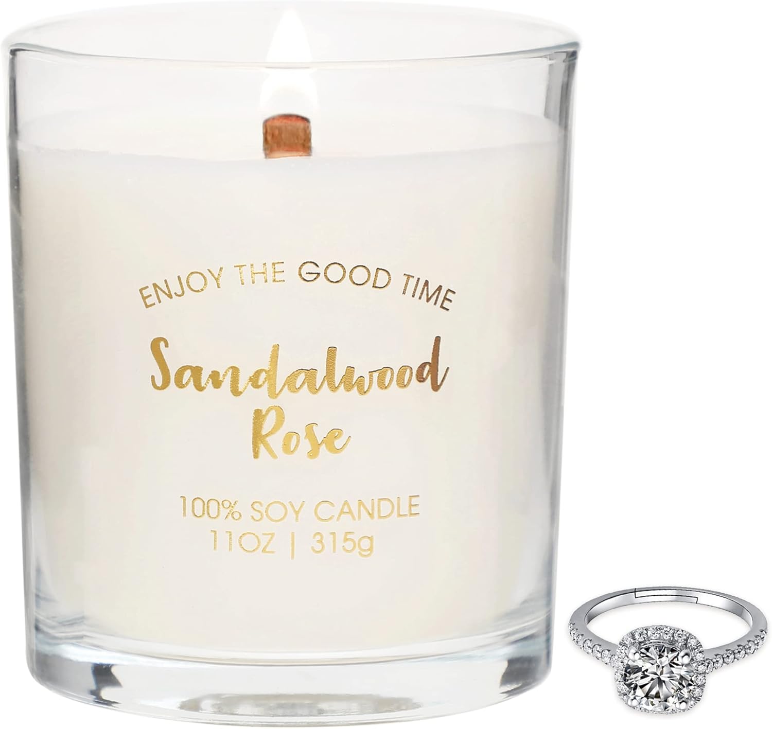 Christmas Birthday Surprise Jewelry Candle Mystery Candle with Ring