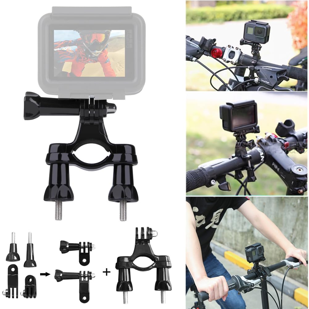 Accesorios de cámara de acción 20 en 1 para GoPro Hero 9 8 Max 7 6 5 4 negro GoPro 2018 Session Fusion Silver White Insta360 DJI SJCAM APEMAN AKASO y otras cámaras