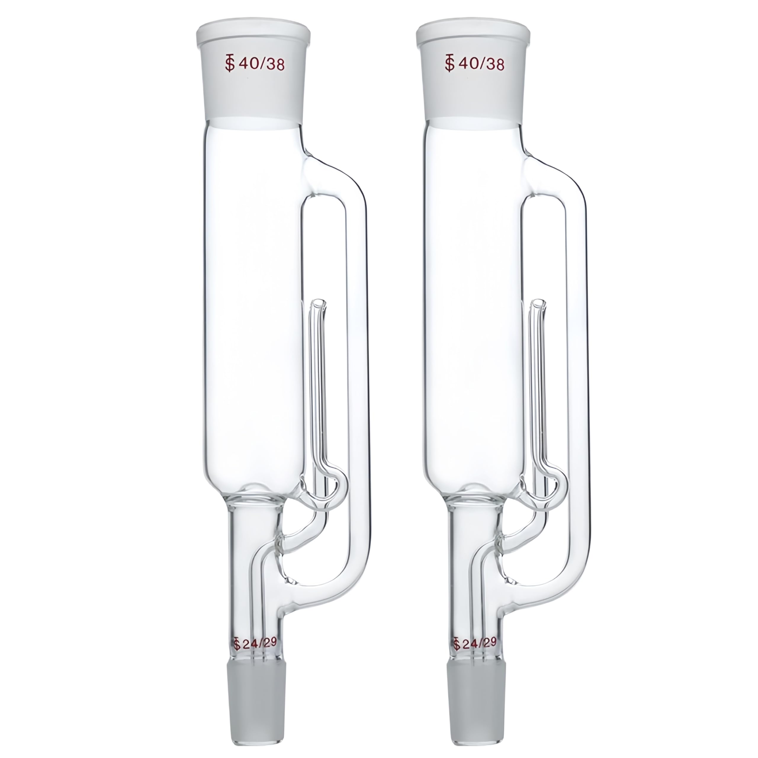 VIDOO Hochwertiges Borosilikatglas Soxhlet Extraktionsrohr mit Spiral Struktur, Labor Extraktor für Fett und Öl, Hitzebeständiges und Säurebeständiges Chemie Glasgerät, 1000ml