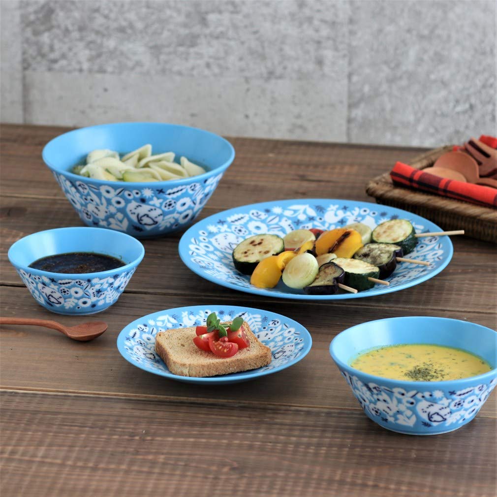 【KUKKA】 美濃焼　食器セット　7点 Amazon.co.jp: みのる陶器 美濃焼 KUKKA アクアブルー 食器7点セット