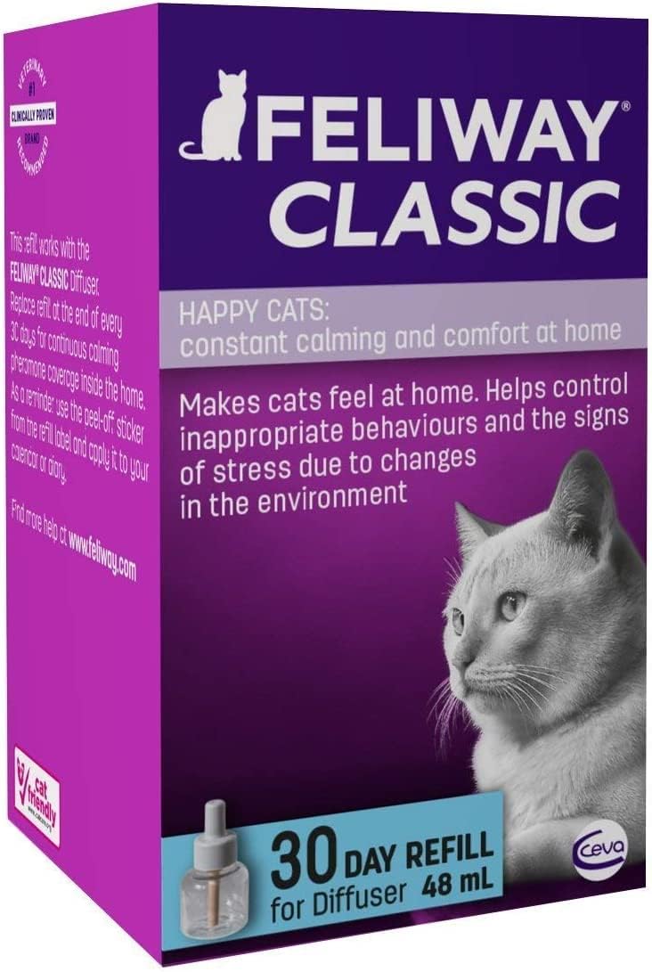 Feliway 48 ml Refill Only for Diffuser Plug-in Feline Stress Behavior Relief