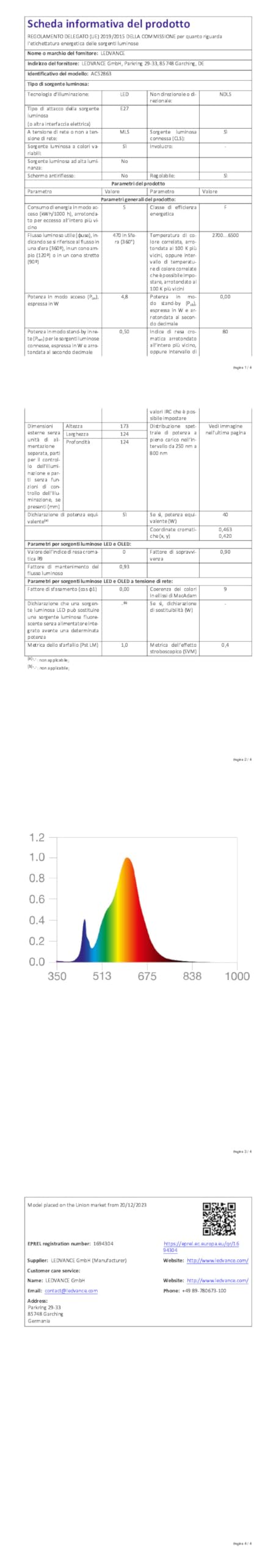 Monitor CO2 5 In 1 Con Sensore Per HCHO, TVOC, Temperatura E Umidità, Display LCD E Batteria 1200 MAh