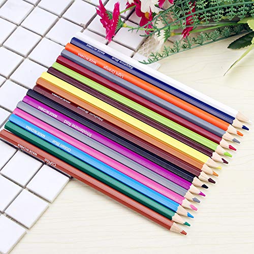 Arzasgo 36 Colored Pencils Set, Artist Coloring Pencils For Adult Coloring Books, Artist Sketch, Premier Drawing Pencils With Canvas Roll-Up Pouch Bag And Pencil Sharpener #TOP4